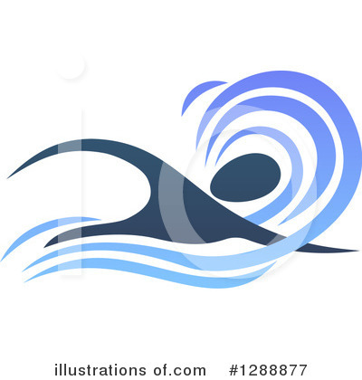 Royalty-Free (RF) Swimmer Clipart Illustration by AtStockIllustration - Stock Sample #1288877