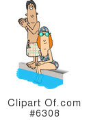 Swimmers Clipart #6308 by djart