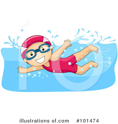 Royalty-Free (RF) Swimming Clipart Illustration by BNP Design Studio - Stock Sample #101474