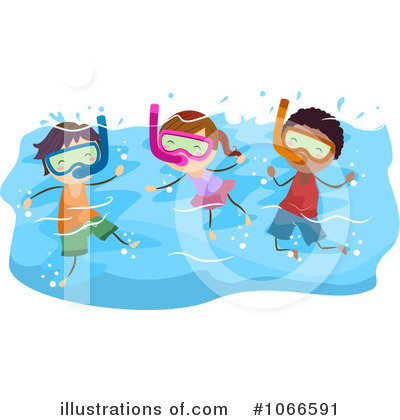 Royalty-Free (RF) Swimming Clipart Illustration by BNP Design Studio - Stock Sample #1066591