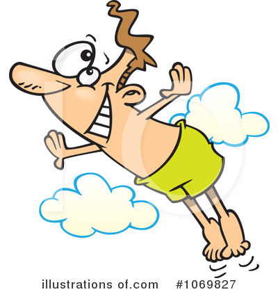 Royalty-Free (RF) Swimming Clipart Illustration by toonaday - Stock Sample #1069827