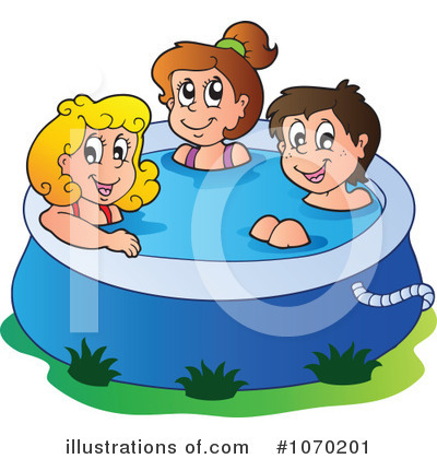 Royalty-Free (RF) Swimming Clipart Illustration by visekart - Stock Sample #1070201
