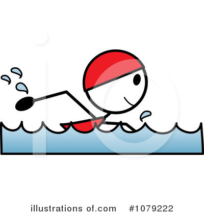 Royalty-Free (RF) Swimming Clipart Illustration by Pams Clipart - Stock Sample #1079222