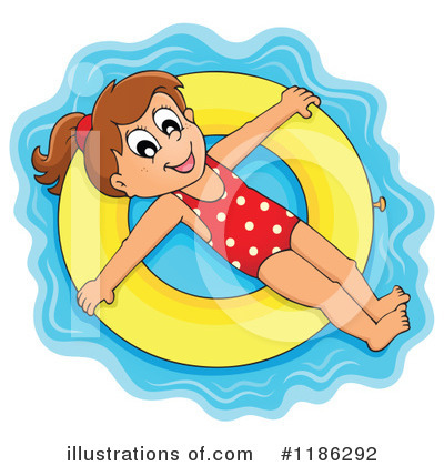 Royalty-Free (RF) Swimming Clipart Illustration by visekart - Stock Sample #1186292