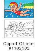 Swimming Clipart #1192992 by visekart