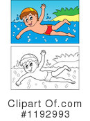 Swimming Clipart #1192993 by visekart