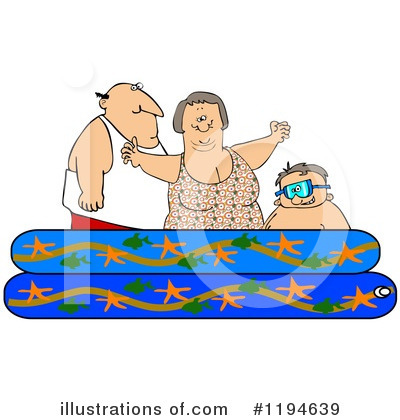 Royalty-Free (RF) Swimming Clipart Illustration by djart - Stock Sample #1194639