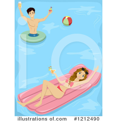 Royalty-Free (RF) Swimming Clipart Illustration by BNP Design Studio - Stock Sample #1212490