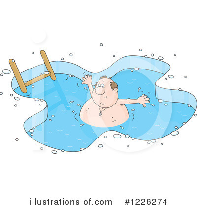 Swimming Clipart #1226274 by Alex Bannykh