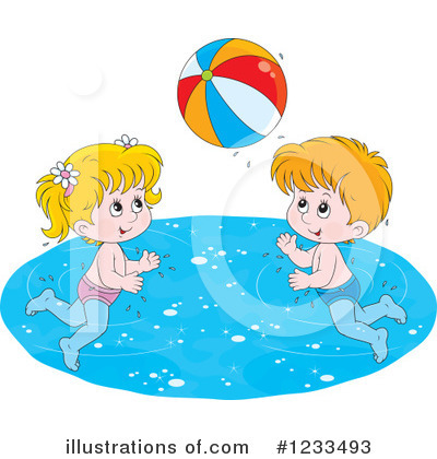Swimming Clipart #1233493 by Alex Bannykh