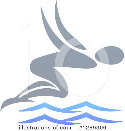 Swimmer Clipart #1289306 by AtStockIllustration