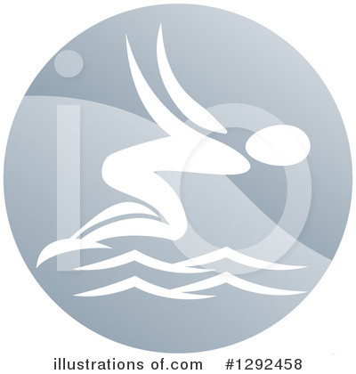 Royalty-Free (RF) Swimming Clipart Illustration by AtStockIllustration - Stock Sample #1292458