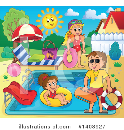 Swimming Pool Clipart #1408927 by visekart