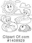 Swimming Clipart #1408929 by visekart