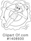 Swimming Clipart #1408930 by visekart