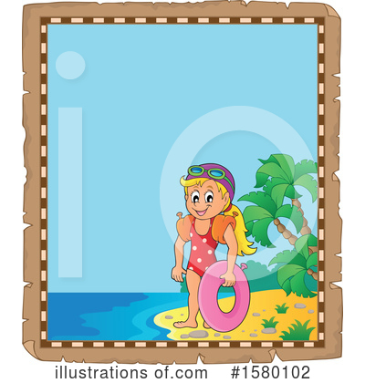 Royalty-Free (RF) Swimming Clipart Illustration by visekart - Stock Sample #1580102