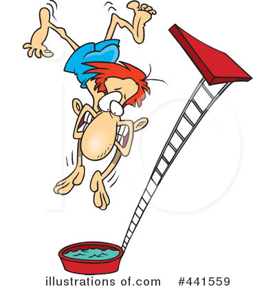 Diving Board Clipart #441559 by toonaday