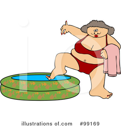 Royalty-Free (RF) Swimming Clipart Illustration by djart - Stock Sample #99169