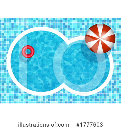 Swimming Pool Clipart #1777603 by KJ Pargeter