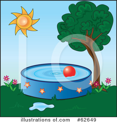 Royalty-Free (RF) Swimming Pool Clipart Illustration by Pams Clipart - Stock Sample #62649