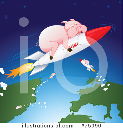Royalty-Free (RF) Swine Flu Clipart Illustration by Paulo Resende - Stock Sample #75990