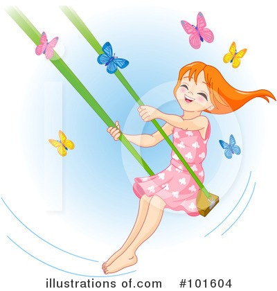 Royalty-Free (RF) Swinging Clipart Illustration by Pushkin - Stock Sample #101604