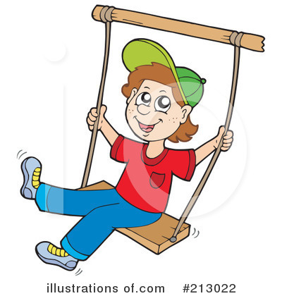 Royalty-Free (RF) Swinging Clipart Illustration by visekart - Stock Sample #213022