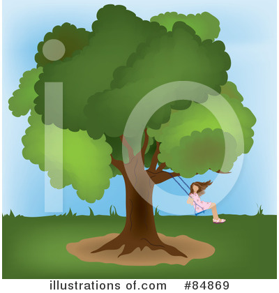 Royalty-Free (RF) Swinging Clipart Illustration by Pams Clipart - Stock Sample #84869