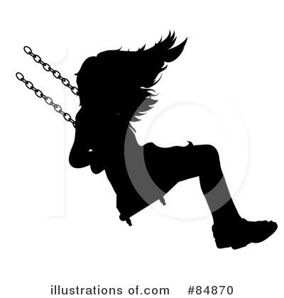 Royalty-Free (RF) Swinging Clipart Illustration by Pams Clipart - Stock Sample #84870
