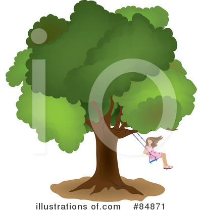 Royalty-Free (RF) Swinging Clipart Illustration by Pams Clipart - Stock Sample #84871