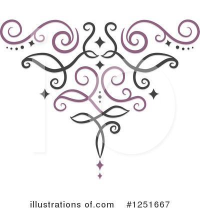Swirls Clipart #1251667 by BNP Design Studio