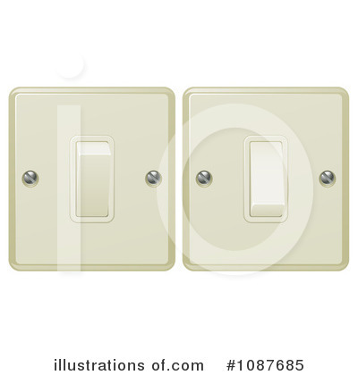 Light Switch Clipart #1087685 by AtStockIllustration