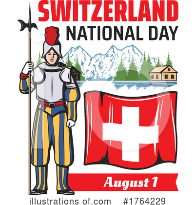 Royalty-Free (RF) Switzerland Clipart Illustration by Vector Tradition SM - Stock Sample #1764229