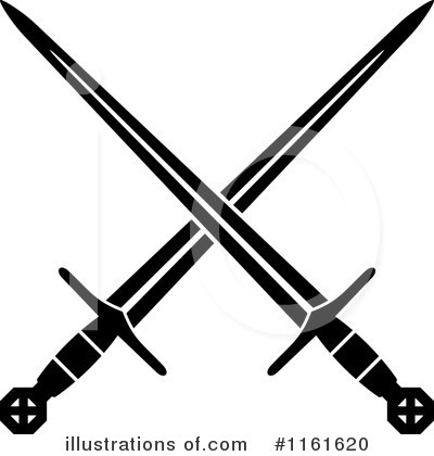Royalty-Free (RF) Sword Clipart Illustration by Vector Tradition SM - Stock Sample #1161620