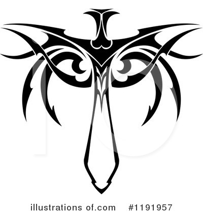 Royalty-Free (RF) Sword Clipart Illustration by Vector Tradition SM - Stock Sample #1191957