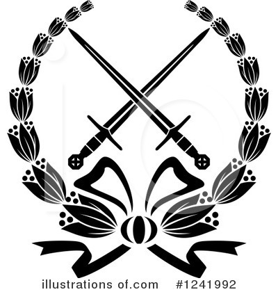 Royalty-Free (RF) Sword Clipart Illustration by Vector Tradition SM - Stock Sample #1241992