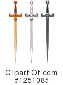 Sword Clipart #1251085 by Pushkin