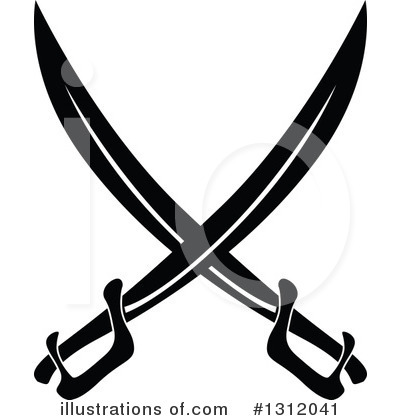 Swordfighting Clipart #1312041 by Vector Tradition SM