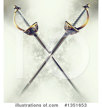 Royalty-Free (RF) Sword Clipart Illustration by Tonis Pan - Stock Sample #1351653