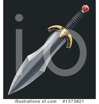 Royalty-Free (RF) Sword Clipart Illustration by Tonis Pan - Stock Sample #1373821