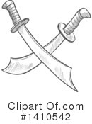 Sword Clipart #1410542 by Vector Tradition SM