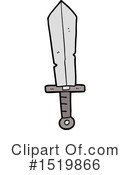 Sword Clipart #1519866 by lineartestpilot