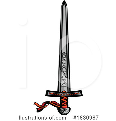 Royalty-Free (RF) Sword Clipart Illustration by Chromaco - Stock Sample #1630987