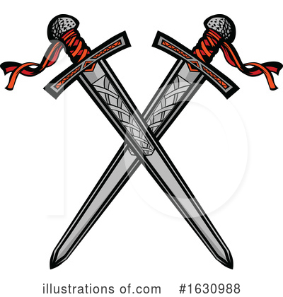 Royalty-Free (RF) Sword Clipart Illustration by Chromaco - Stock Sample #1630988