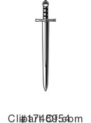 Sword Clipart #1748954 by Vector Tradition SM