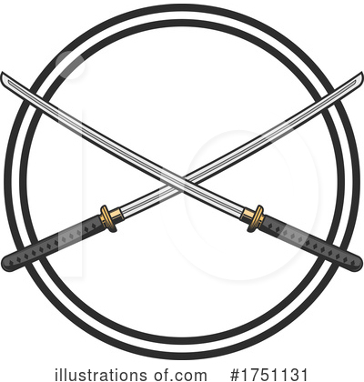 Samurai Clipart #1751131 by Vector Tradition SM