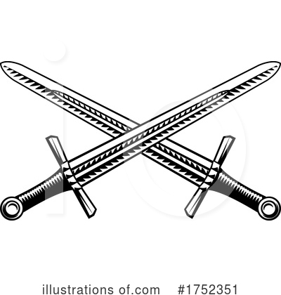 Royalty-Free (RF) Sword Clipart Illustration by AtStockIllustration - Stock Sample #1752351