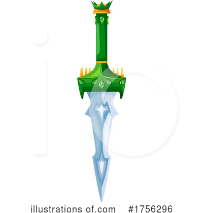 Royalty-Free (RF) Sword Clipart Illustration by Vector Tradition SM - Stock Sample #1756296