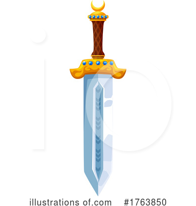 Royalty-Free (RF) Sword Clipart Illustration by Vector Tradition SM - Stock Sample #1763850