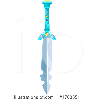 Royalty-Free (RF) Sword Clipart Illustration by Vector Tradition SM - Stock Sample #1763851